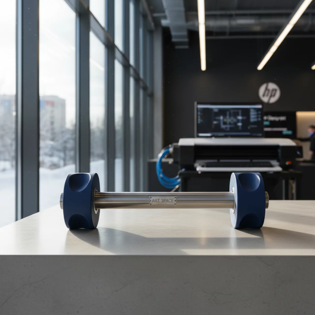 Аренда Шпиндель HP Designjet для печати технической документации в ресторане «Voda» — ART SPACE
