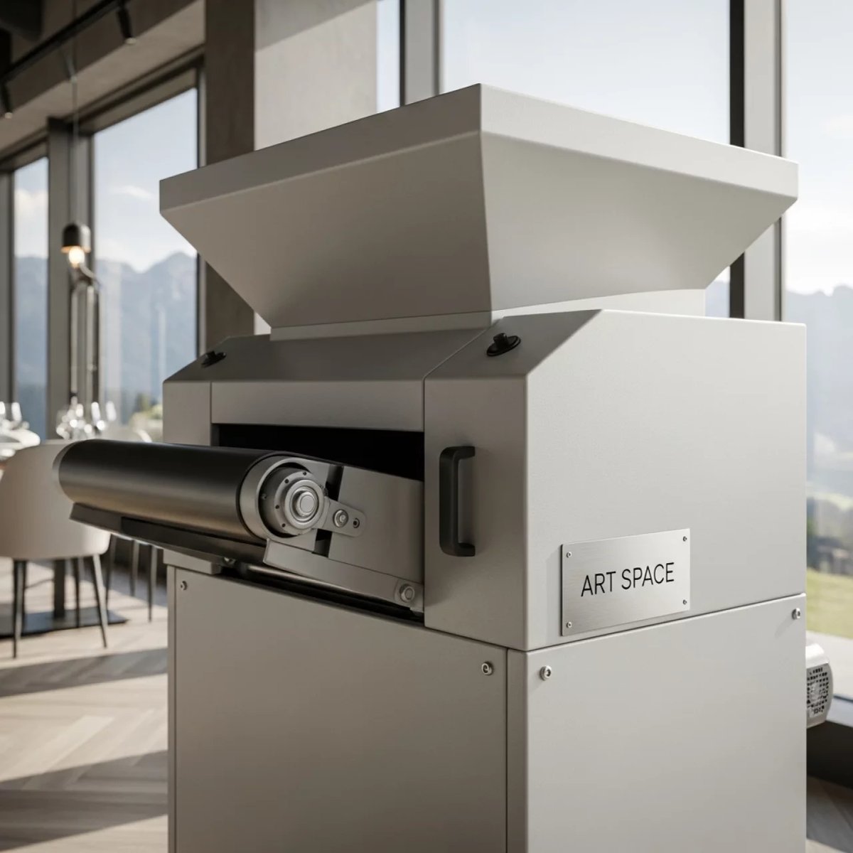 Аренда Шредер промышленный HSM Powerline FA 500 3 10,5х40 76 мм в ресторане «Паруса» — ART SPACE