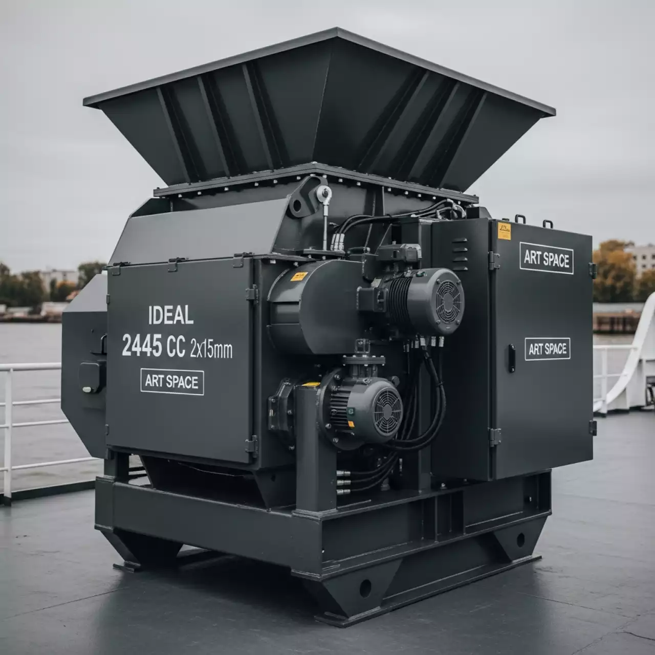 Аренда Шредер уничтожитель Ideal 2445 CC 2х15 мм на теплоходе «Дагомыс» — ART SPACE