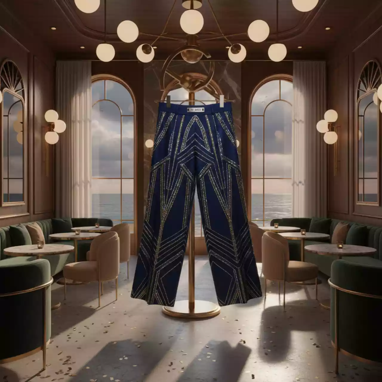 Аренда Штаны "Дуэт" "Трио" "Квинтет" в пляжном клубе Del Mar — ART SPACE