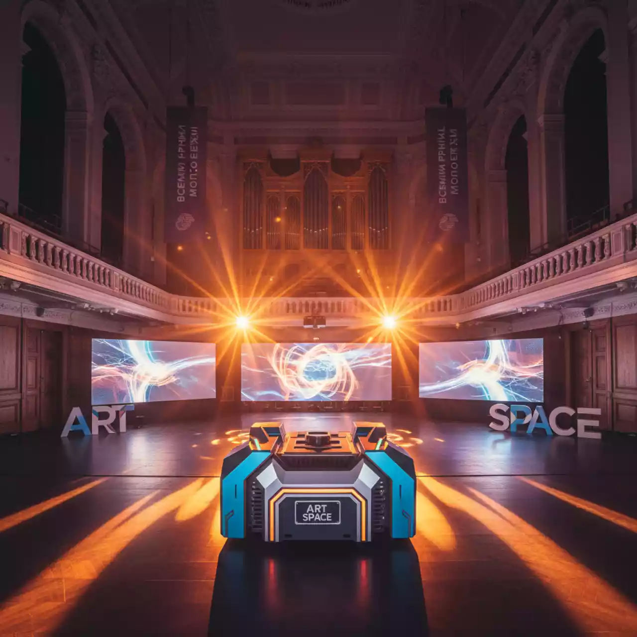 Аренда Система 4k video Atmosphere в Зале органной и камерной музыки — ART SPACE