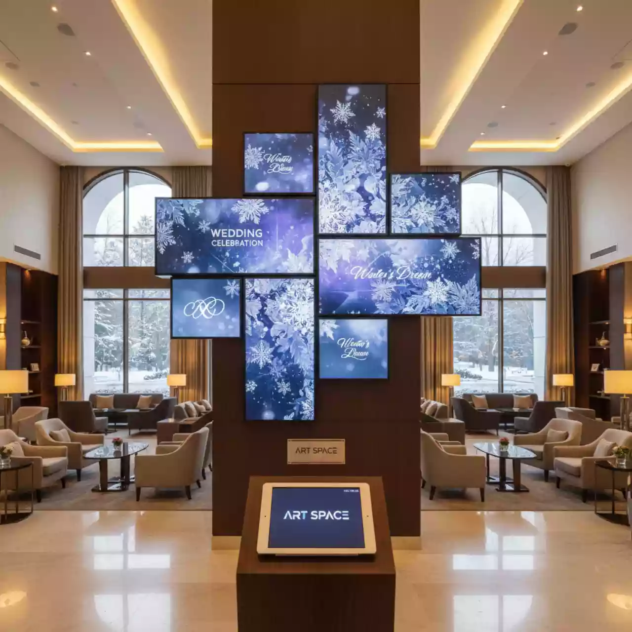 Аренда Система Digital Signage Four Winds Interactive в Swissôtel Resort Sochi Kamelia — ART SPACE