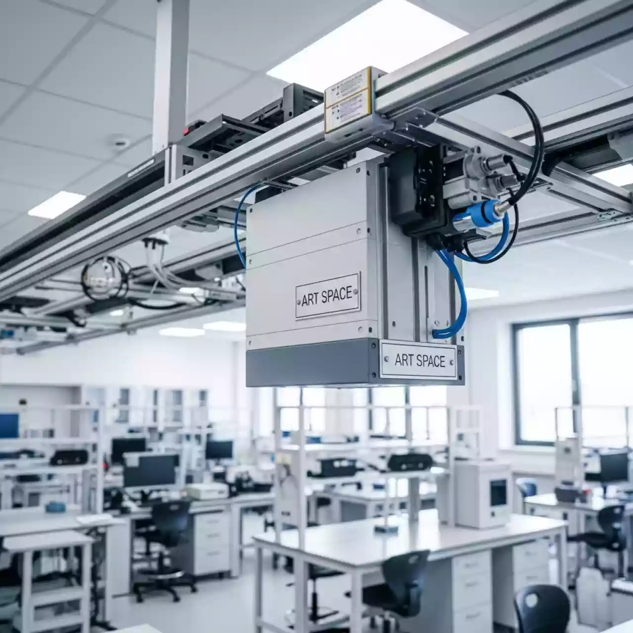 Аренда Система электроснабжения потолочная для кабинетов Физики KM ES 02 6 1 модулей с пневмосистемой в санатории «Октябрьский» — ART SPACE