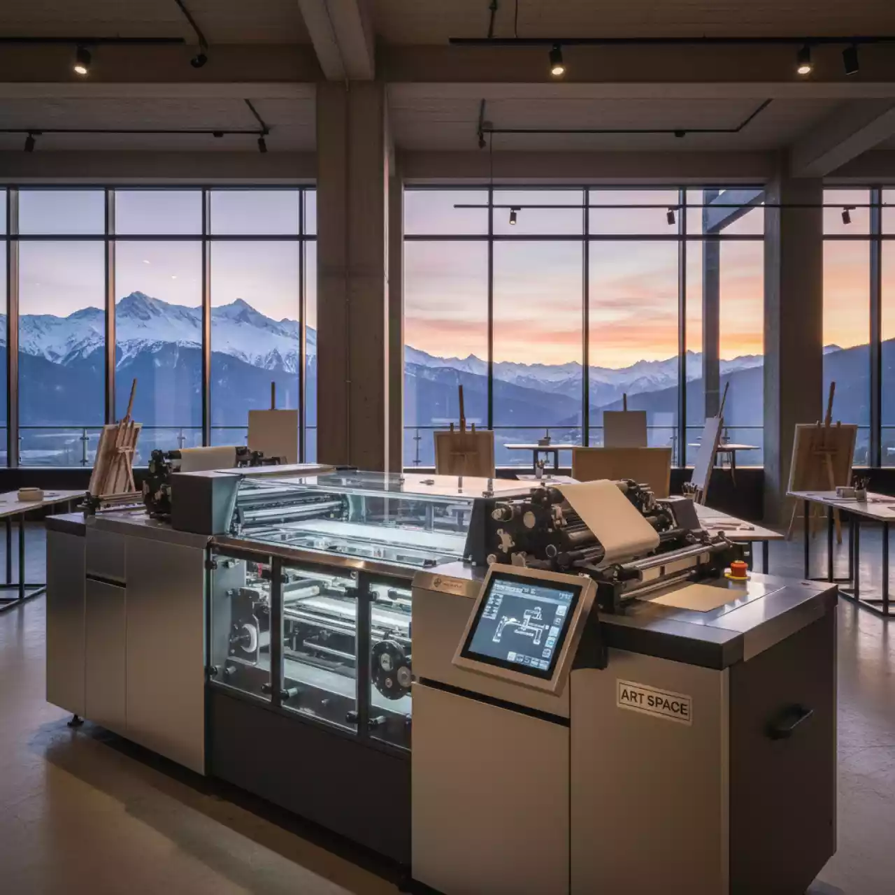 Аренда Система печати на рулонной бумаге Ricoh InfoPrint 5000 General AD 3 AD 4 XR3 с функцией MICR в Sochi Marriott Krasnaya Polyana — ART SPACE