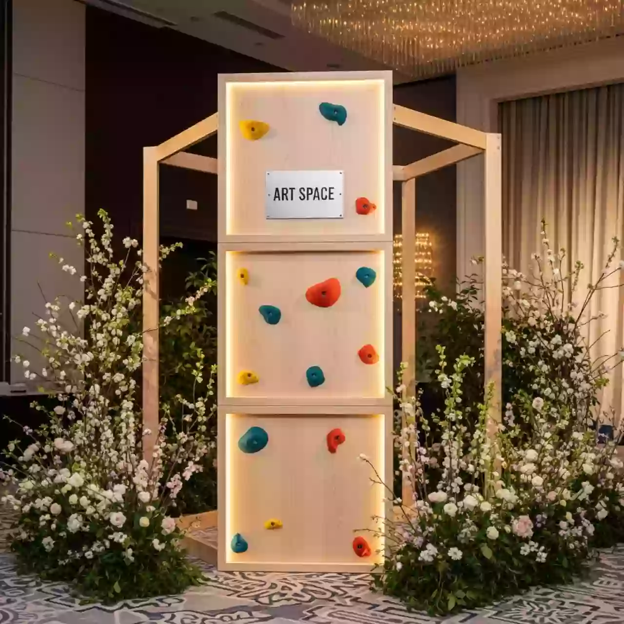 Аренда Скалодром деревянный трехполосный в Rodina Grand Hotel & SPA — ART SPACE