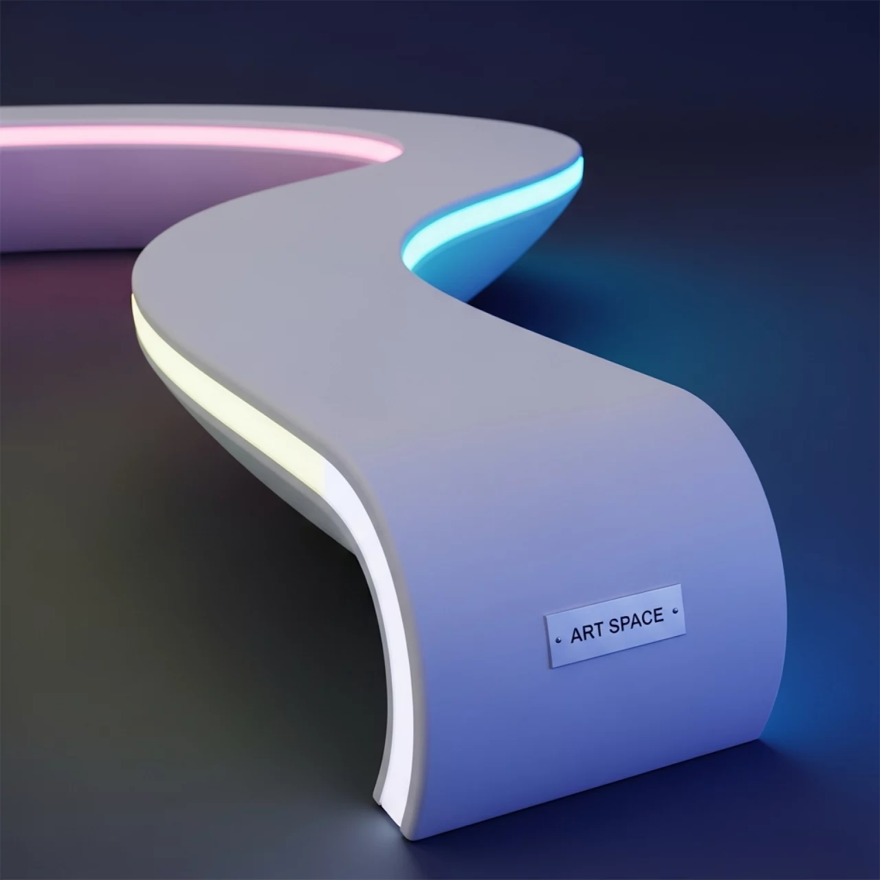 Аренда Скамья LED Snake в казино «Сочи» — ART SPACE