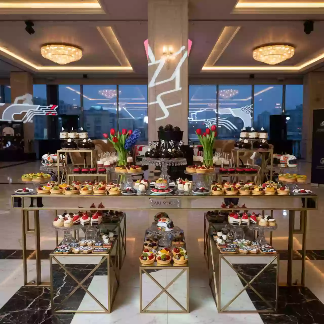 Аренда Сладкий стол на день рождения в отеле «Богатырь» — ART SPACE