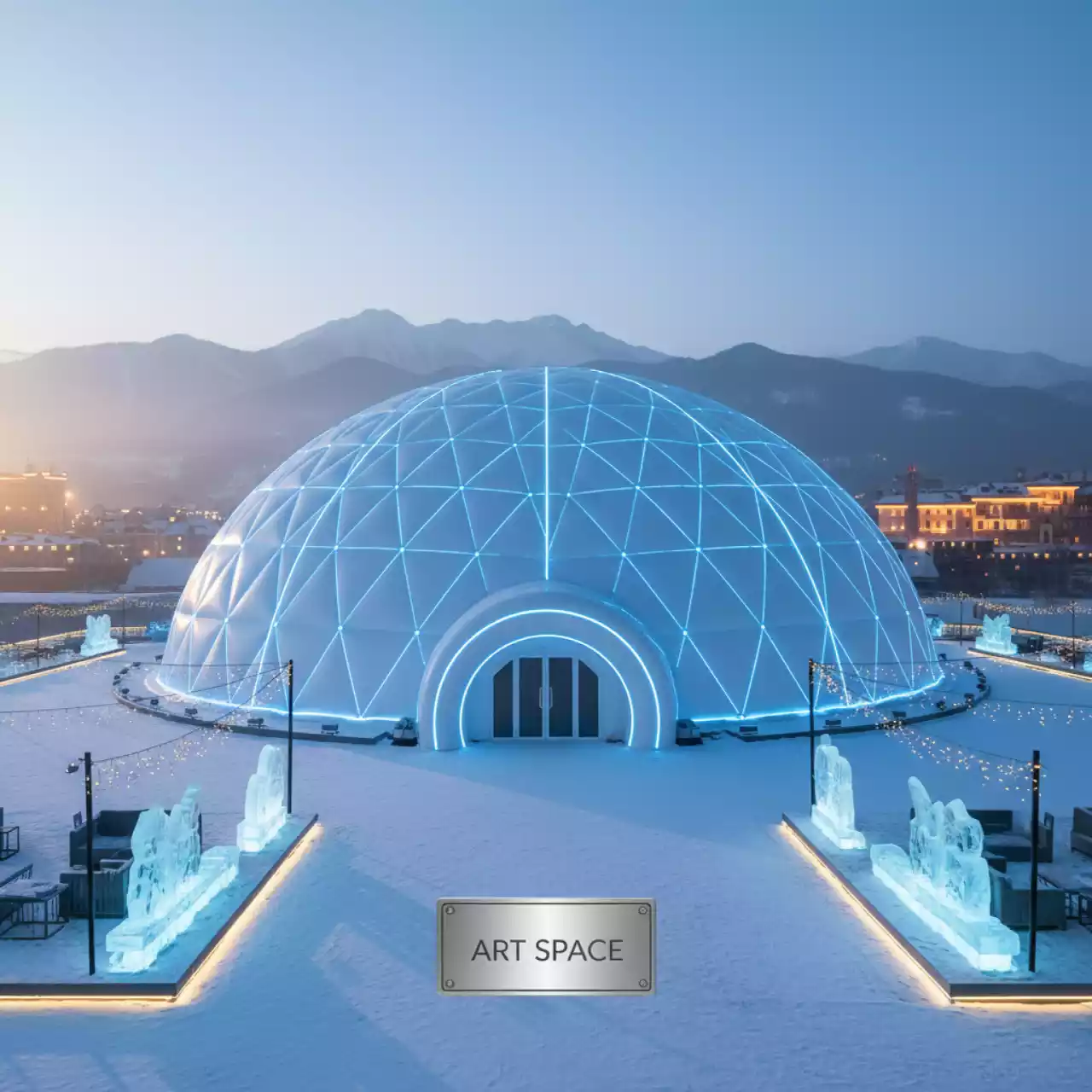 Аренда Сооружение воздухоопорное для пансионата «Жемчужина» в ресторане «Магеллан» — ART SPACE