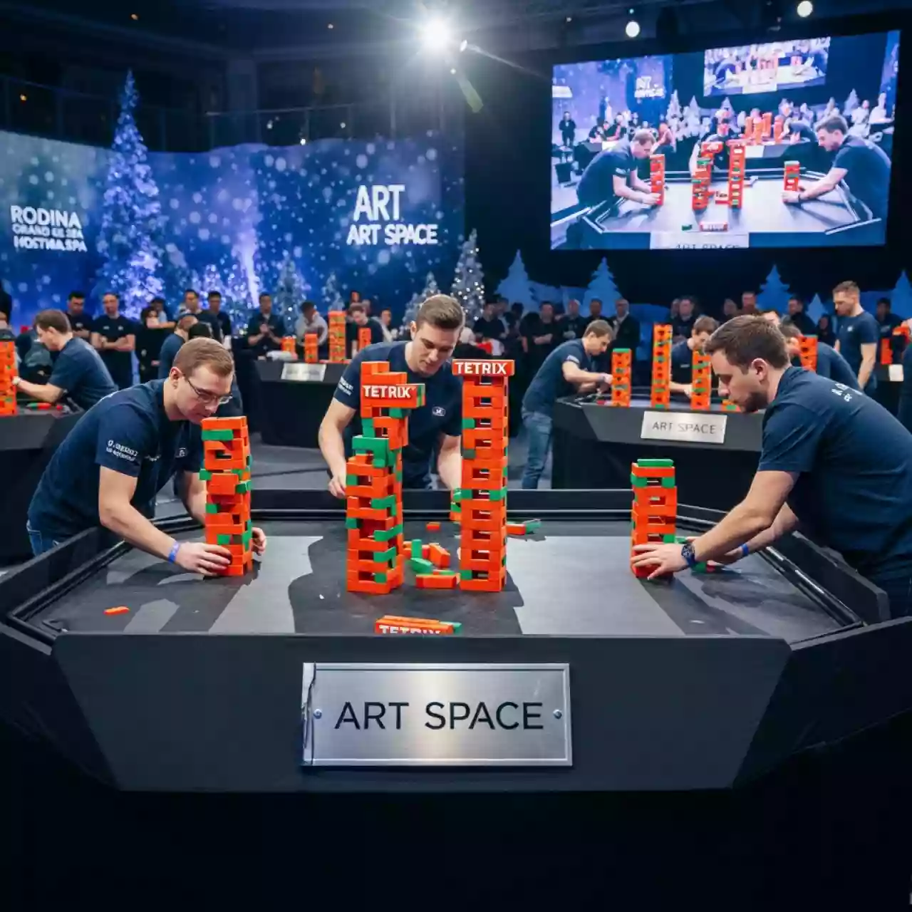 Аренда Соревнование в коробке серии Tetrix Max с ареной в Rodina Grand Hotel & SPA — ART SPACE