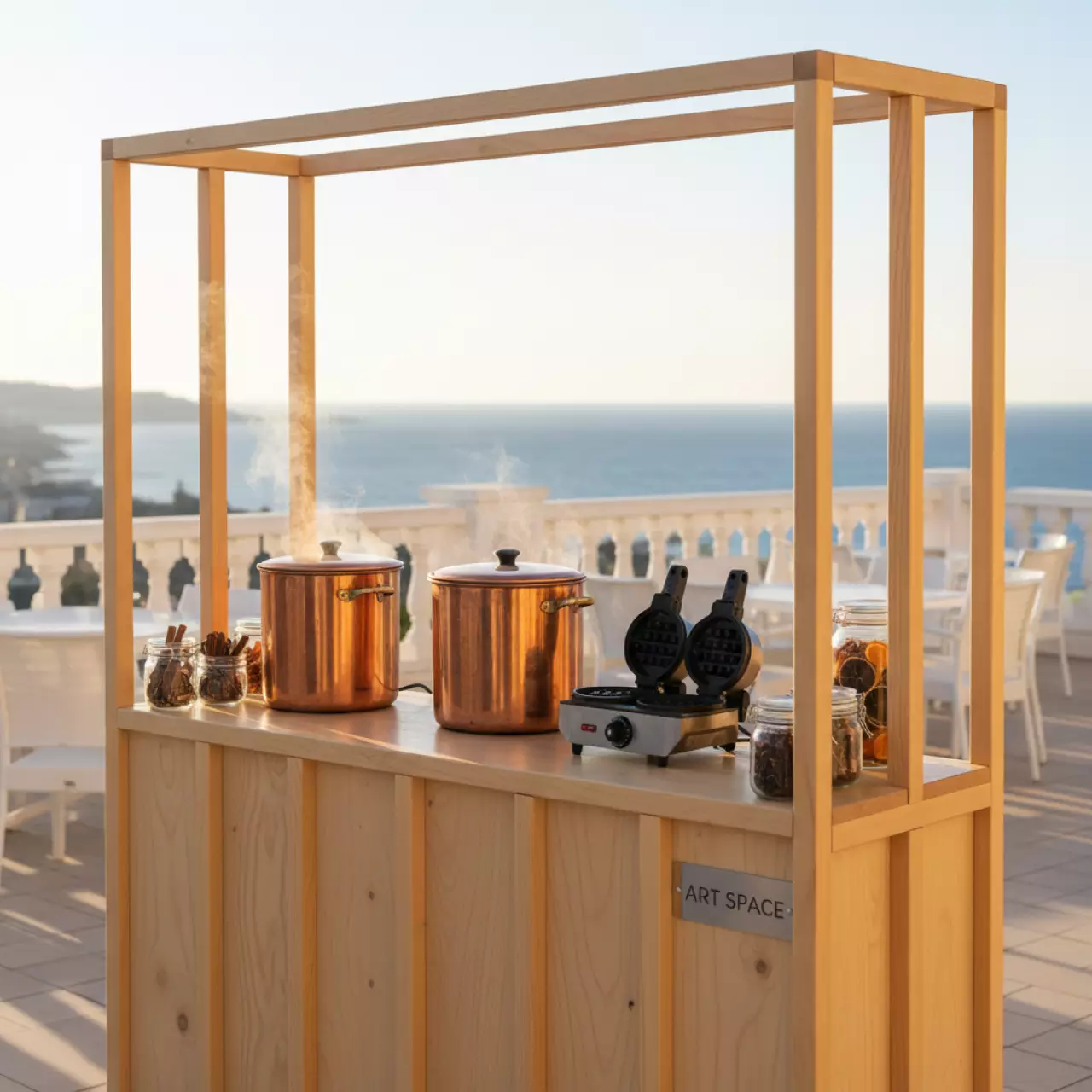 Аренда Станция "Глинтвейн и венские вафли" в гранд-отеле «Жемчужина» — ART SPACE