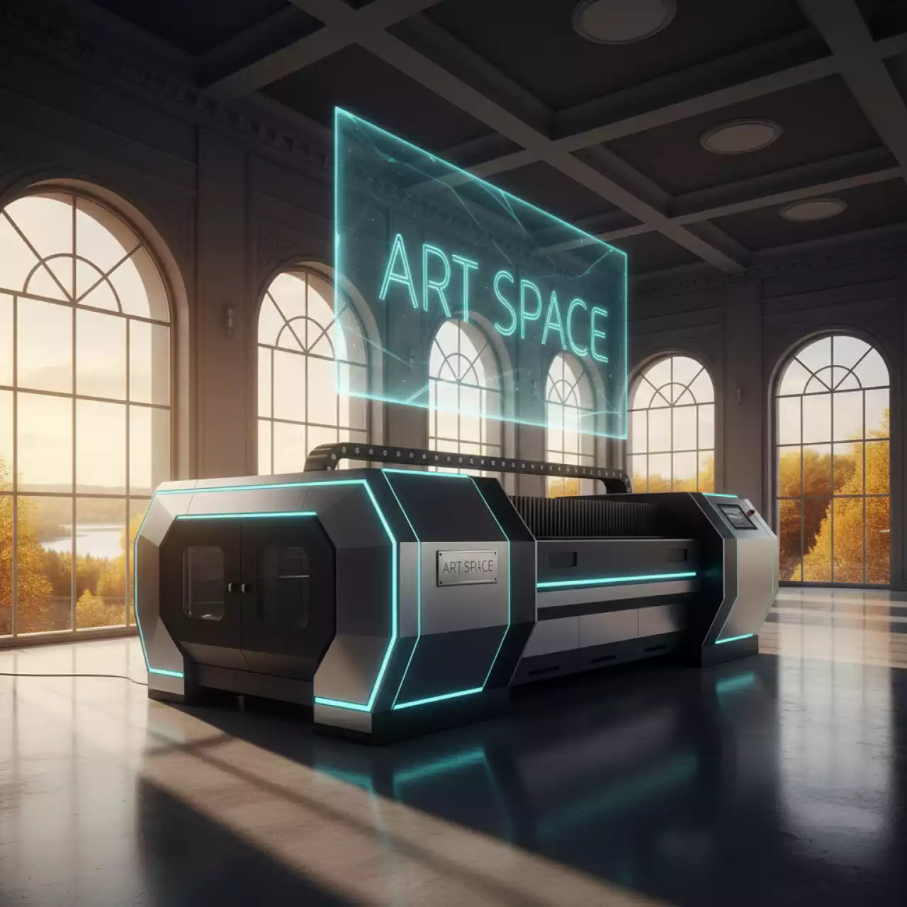 Аренда Станок для лазерной резки листового металла Linzlaser MFSC 6020 30000W в отеле Radisson Lazurnaya — ART SPACE