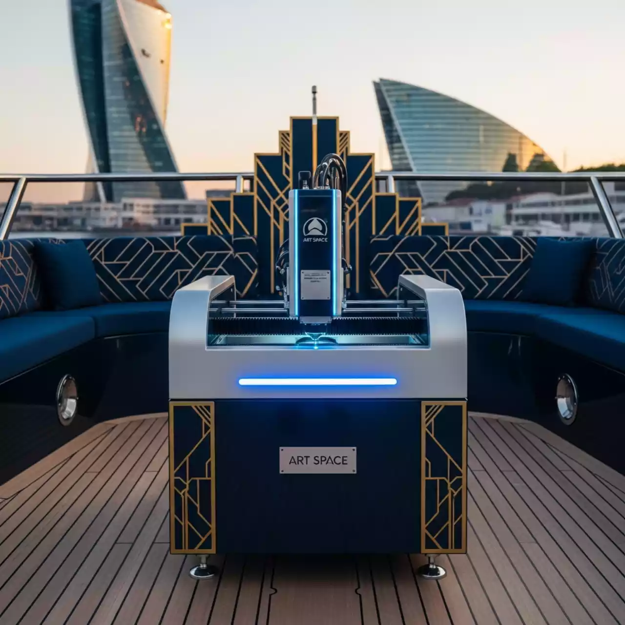 Аренда Станок лазерный B Power A12015 3000WB на VIP-яхте (Имеретинский порт) — ART SPACE