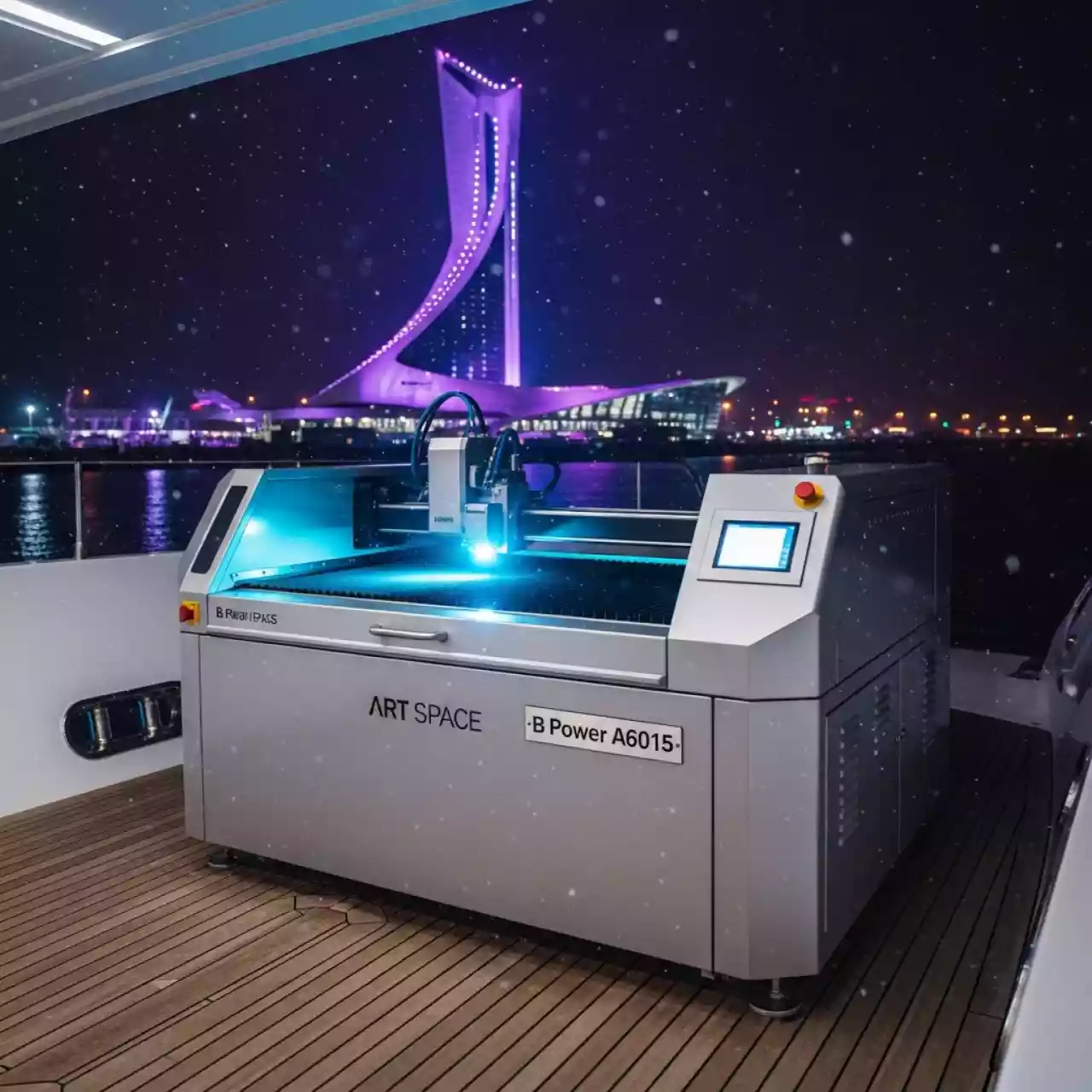 Аренда Станок лазерный B Power A6015 30000WB на VIP теплоходе (Морпорт Сочи) — ART SPACE