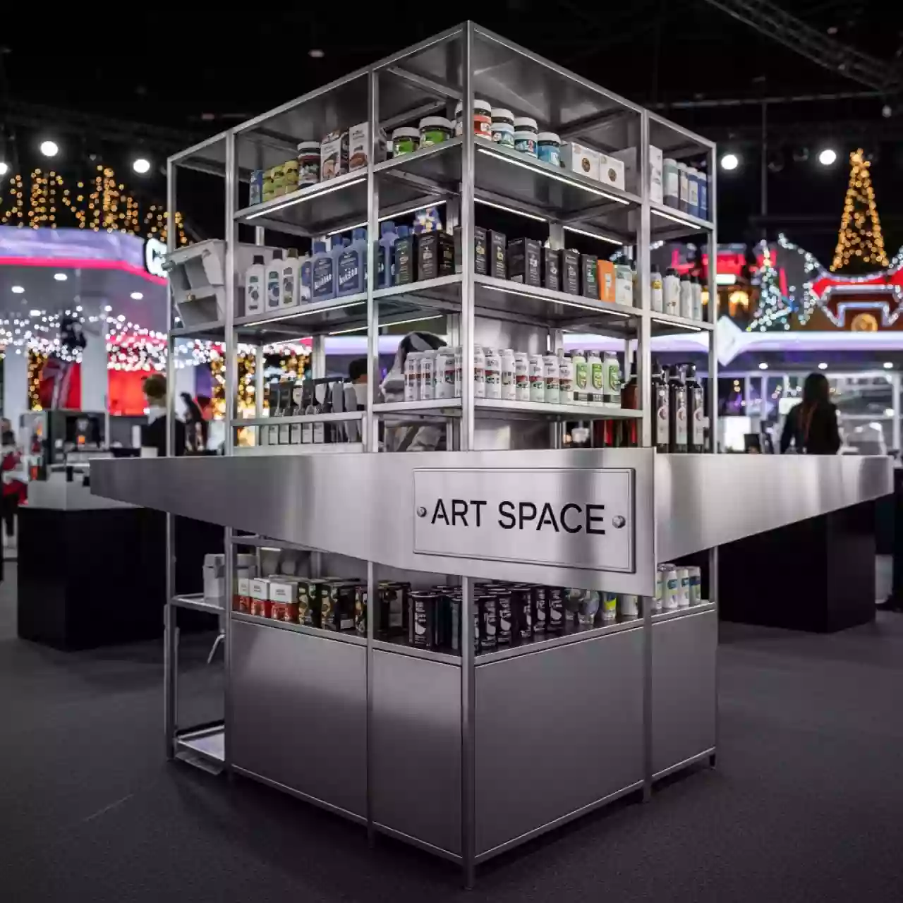 Аренда Стеллаж островной для АЗС СМО 1 в Panorama by Mercure — ART SPACE