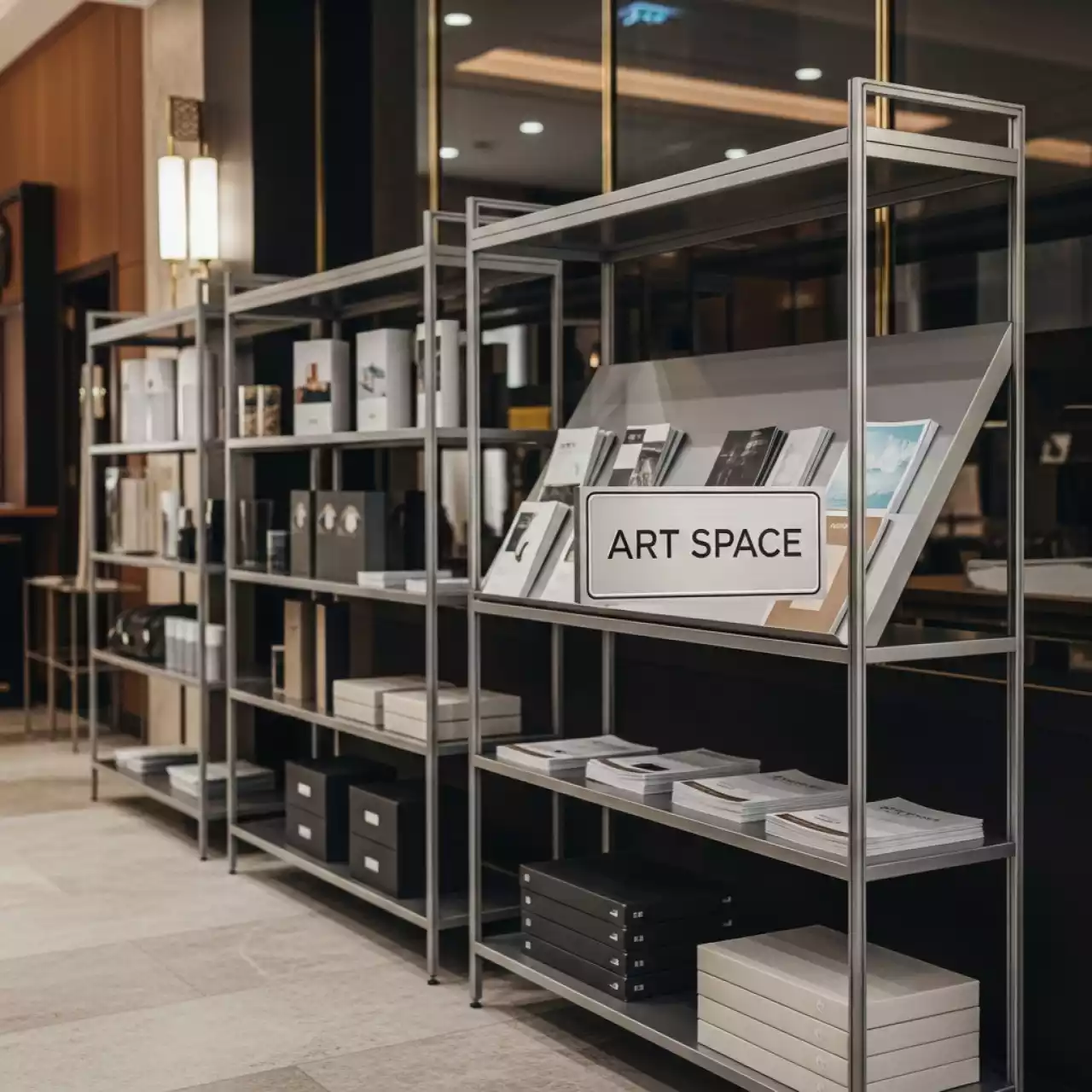 Аренда Стеллажей металлических 160 см в Green Flow Hotel — ART SPACE