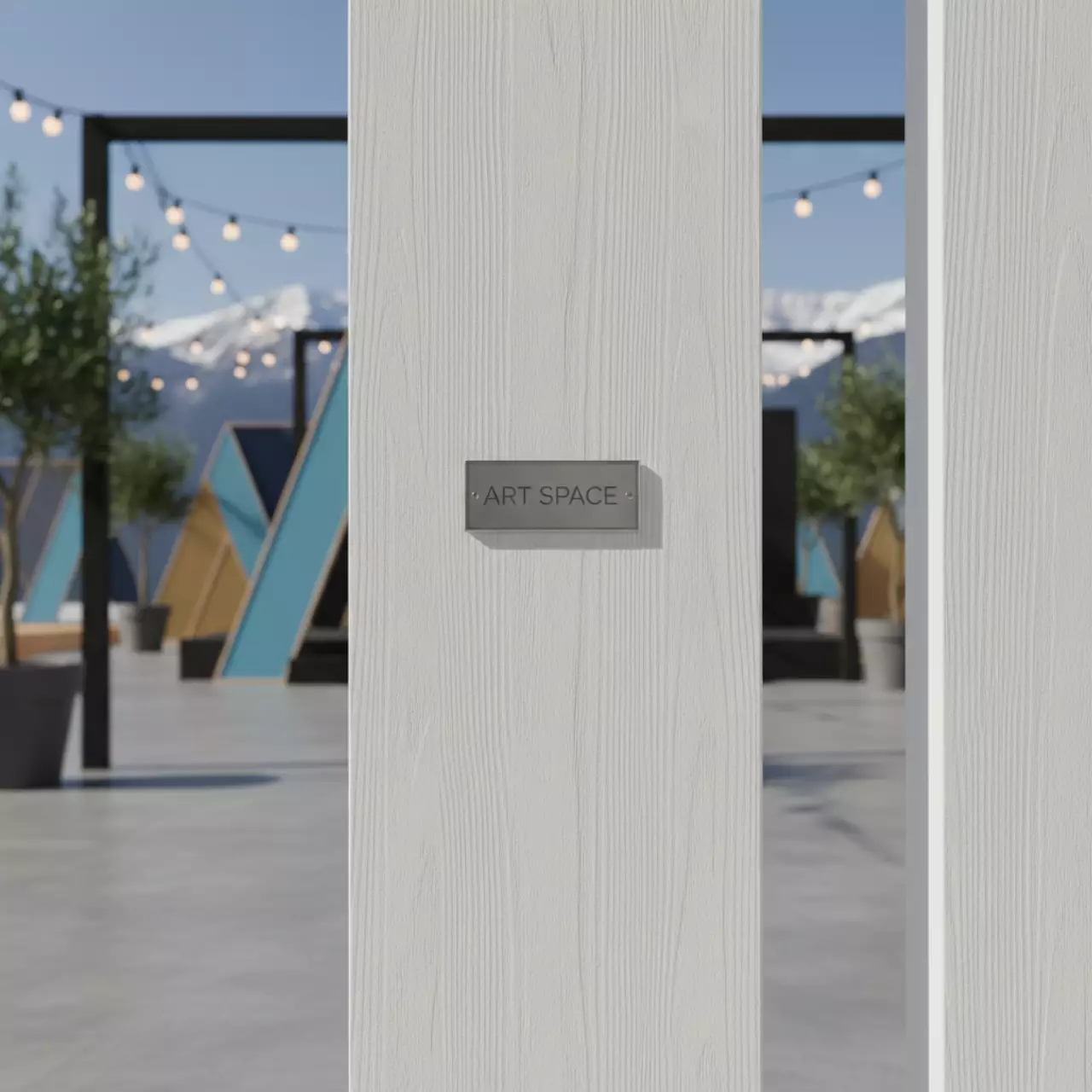 Аренда Стена деревянная белая в Поляна 1389 Отель и Спа — ART SPACE