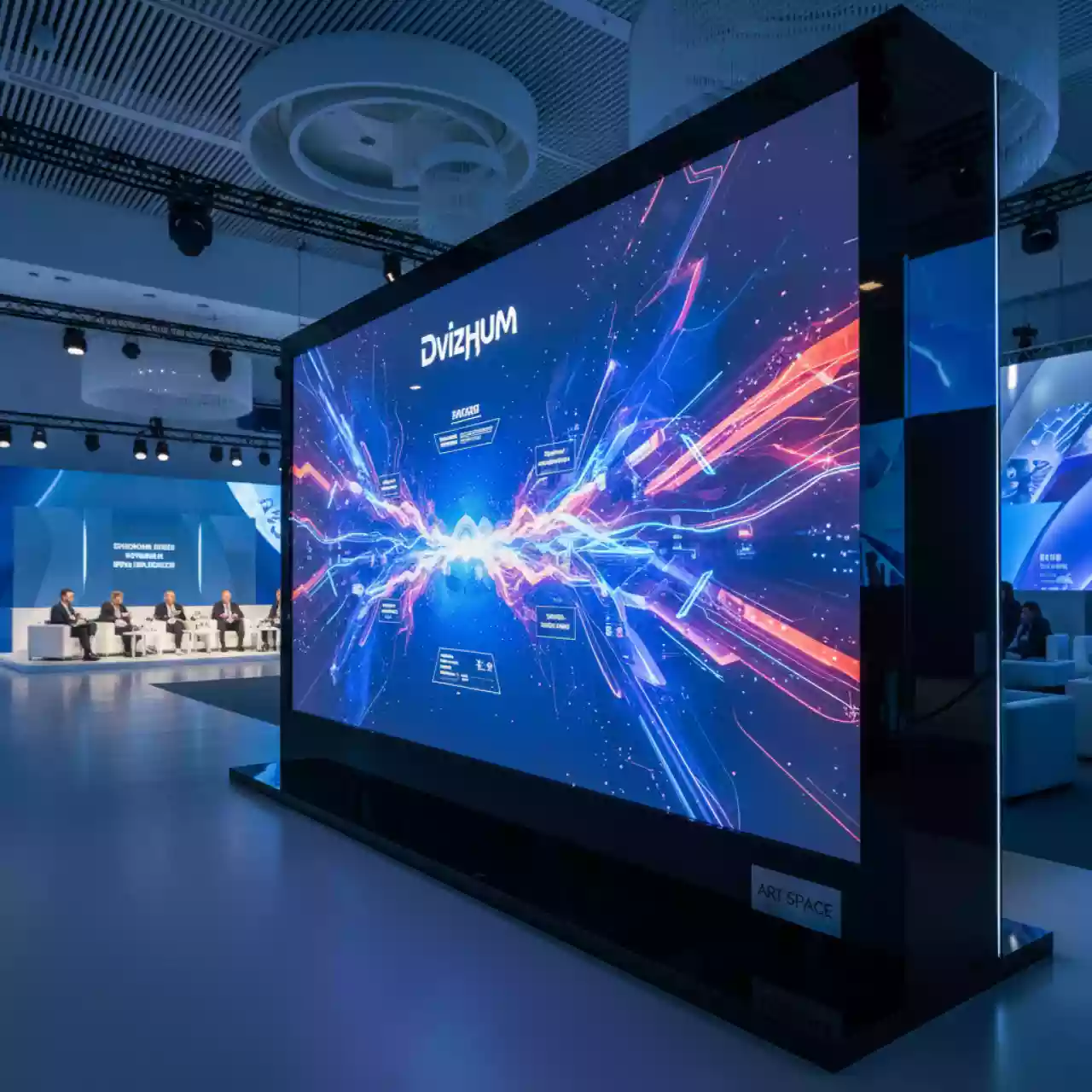 Аренда Стена интерактивная "ДвижУм" полная в ледовом дворце «Большой» — ART SPACE