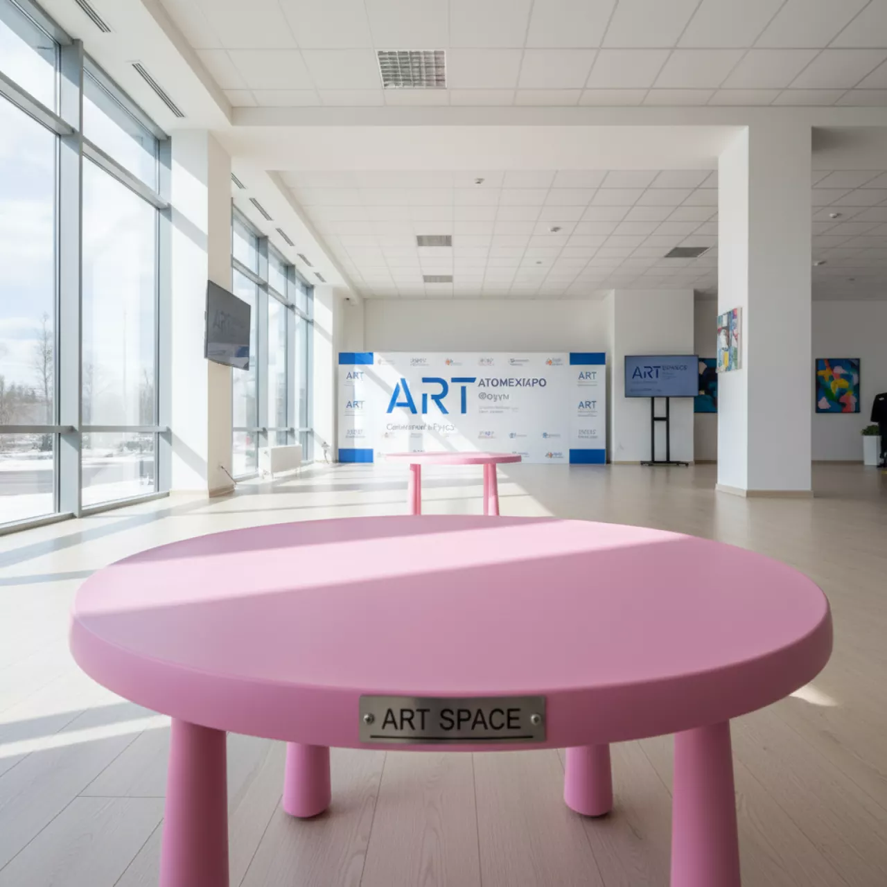 Аренда Стол детский Mammut розовый в санатории «Русь» — ART SPACE