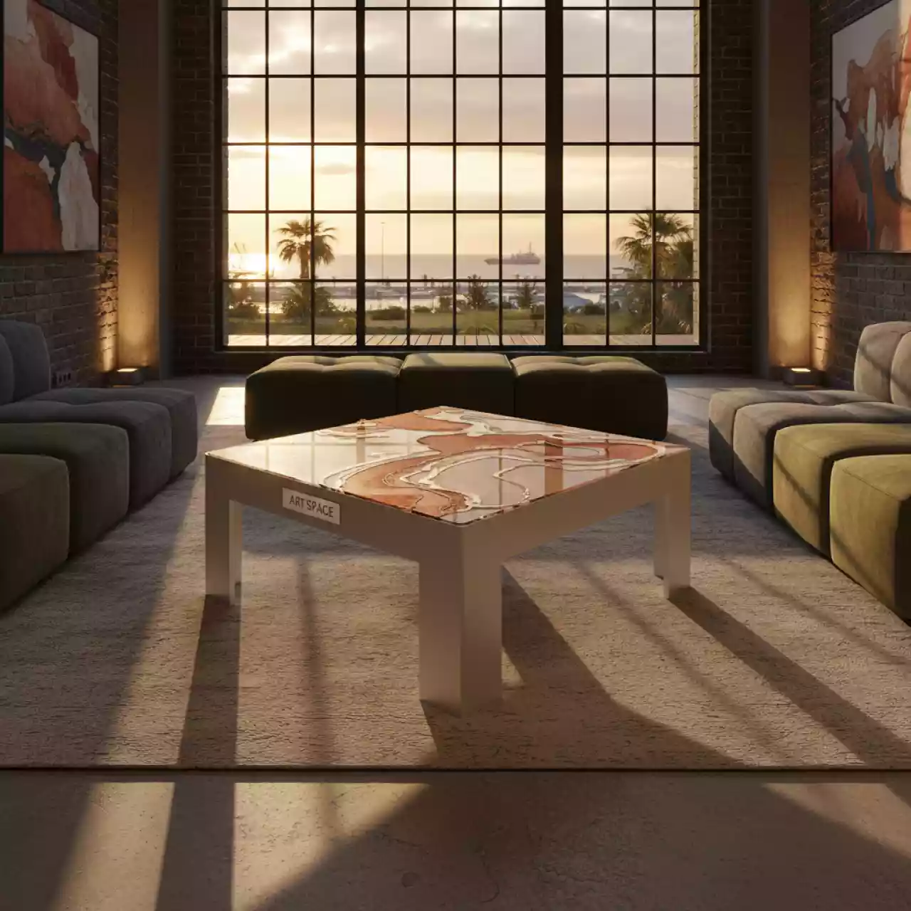 Аренда Стол кофейный Stockholm на территории Морпорта Сочи — ART SPACE