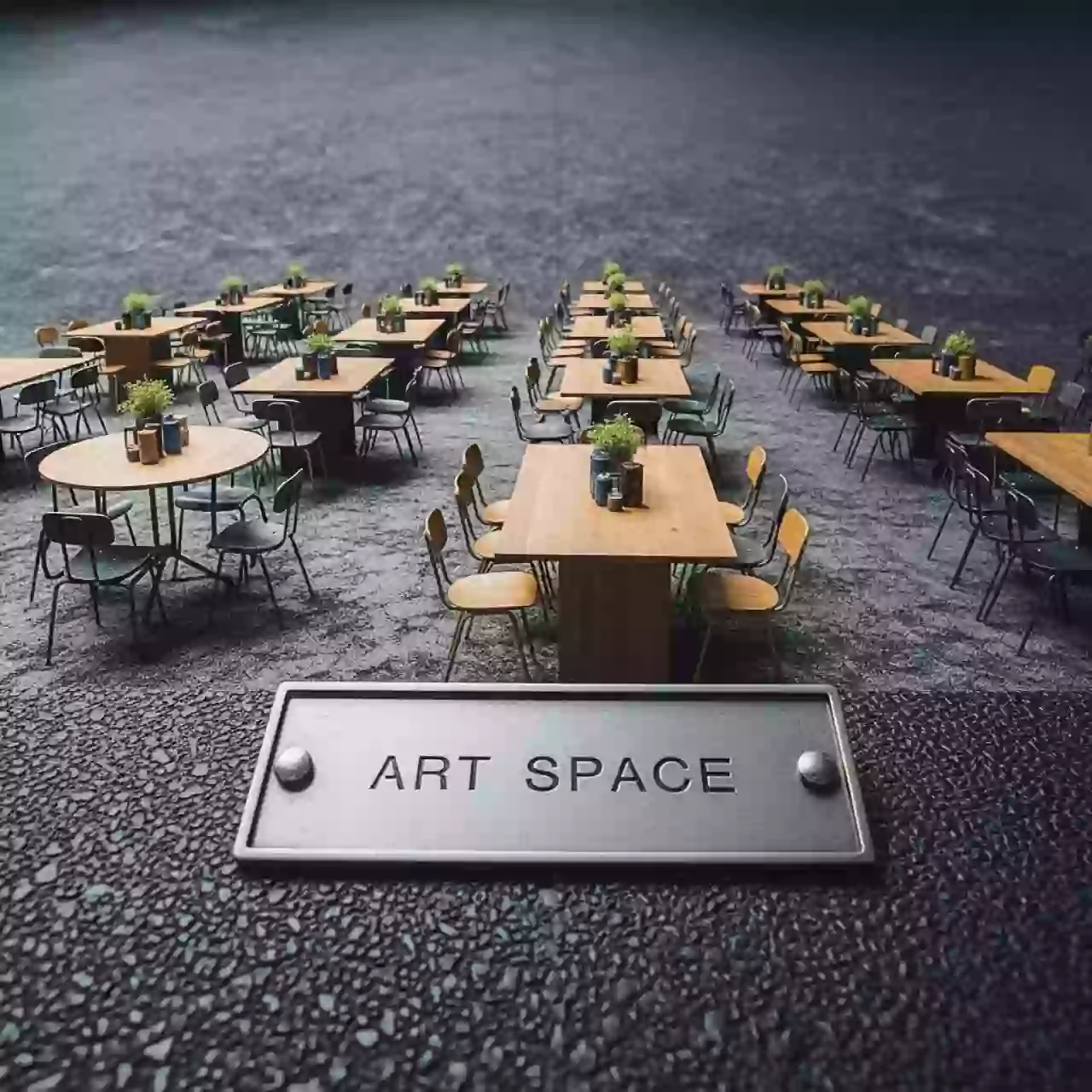 Аренда Стол Pawook К 100 натур со стульями Франк ПМ гусиная лапка в ресторане «Магадан» — ART SPACE