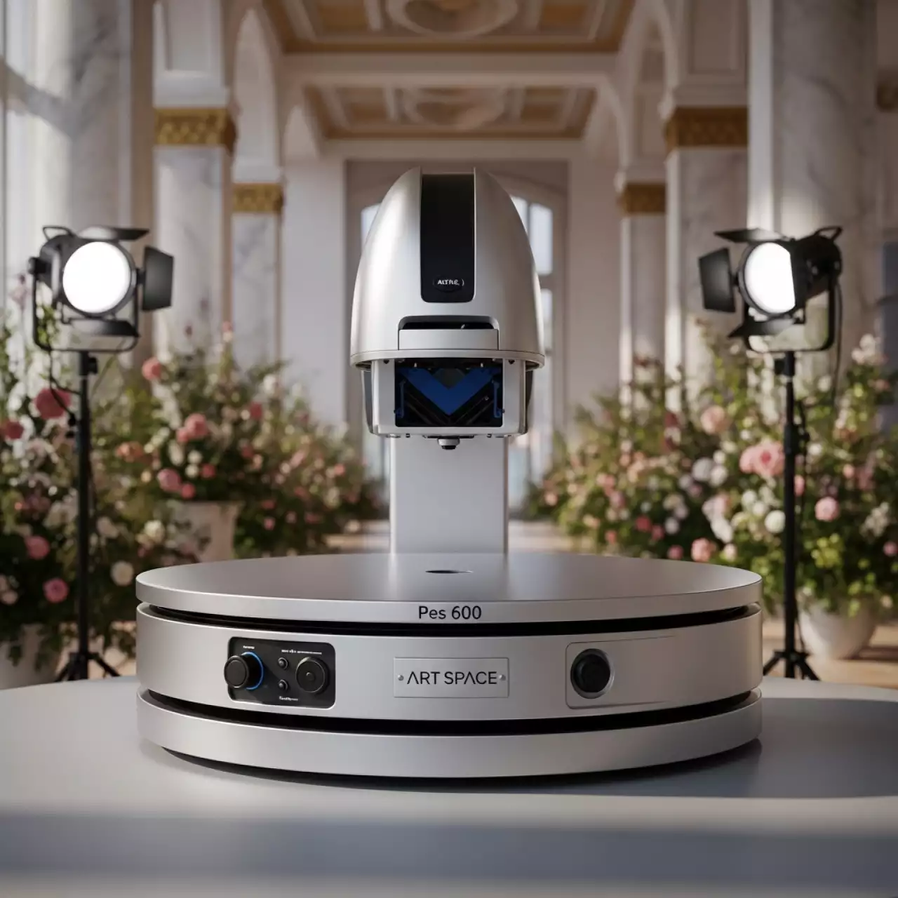 Аренда Стол поворотный Пёс 600 для видео и 3D сканирования с управлением от корпуса в Novotel Resort — ART SPACE