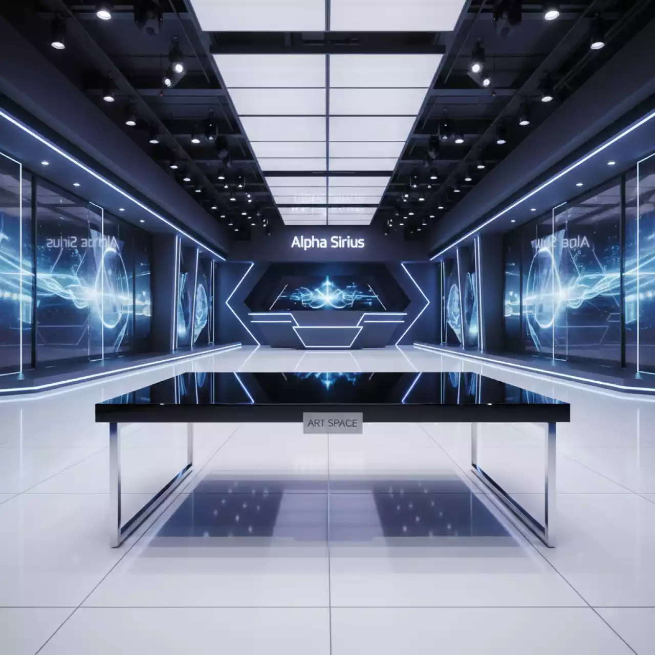 Аренда Стол журнальный aurora black modern в Alpha Sirius — ART SPACE