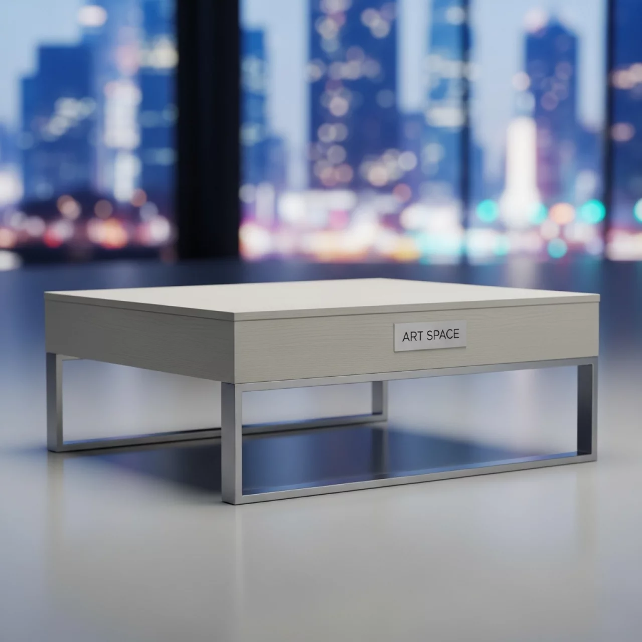 Аренда Стол журнальный шамони светлый 800х600 в Gamma Sirius — ART SPACE