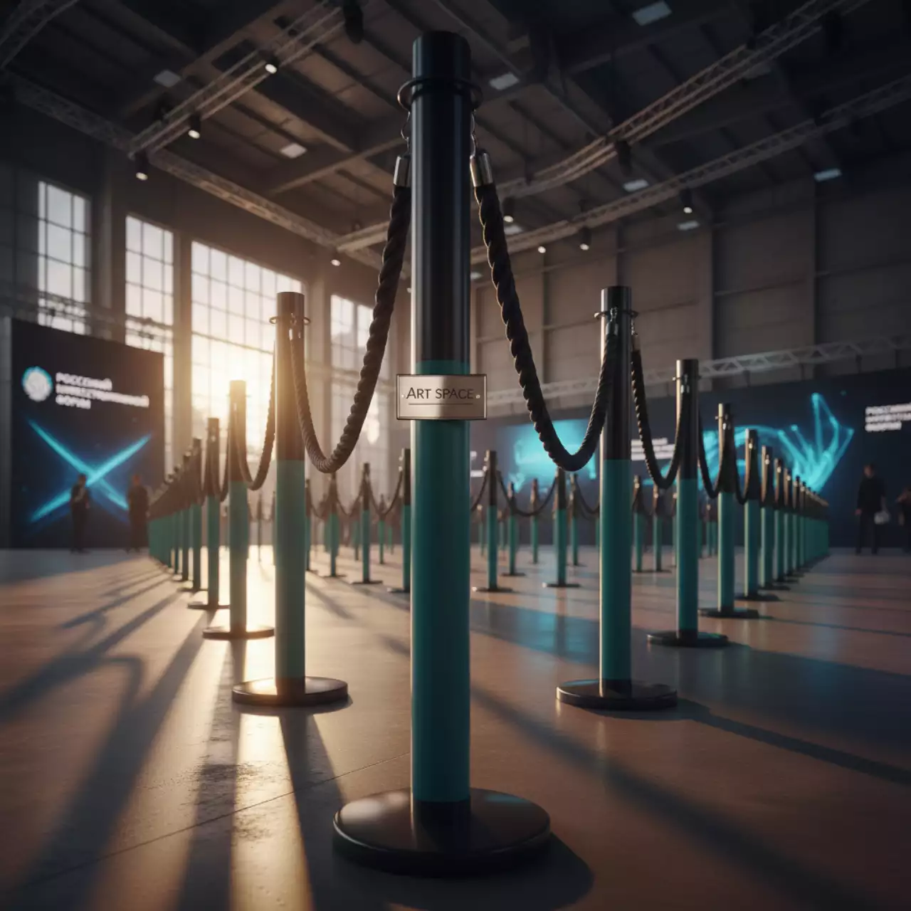 Аренда Столбики ограждения с канатом в Университете «Сириус» — ART SPACE