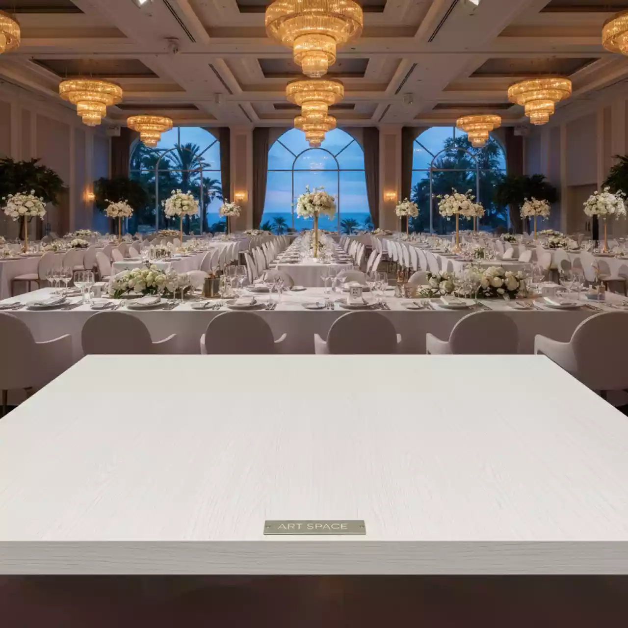 Аренда Столешница ЛДСП дуб беленый в Radisson Blu Resort & Congress Centre — ART SPACE