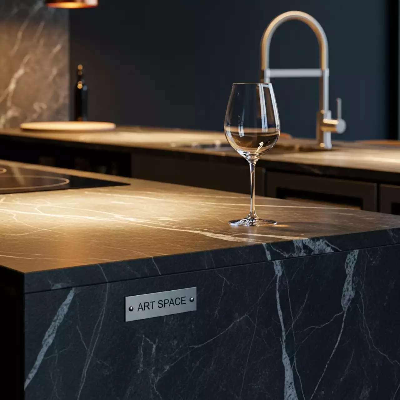 Аренда Столешницы под камень для кухни в ресторане «Сыроварня» — ART SPACE