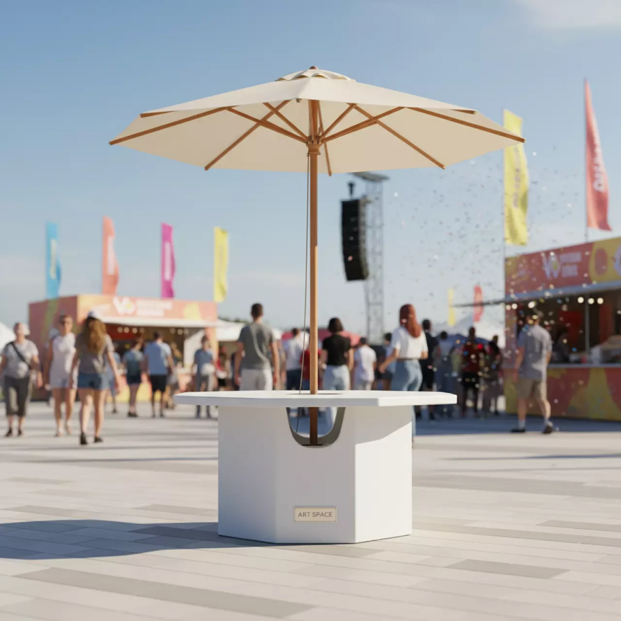 Аренда Столик многофункциональный для зонтов Multipurpose Small Table в VK Stadium Sirius