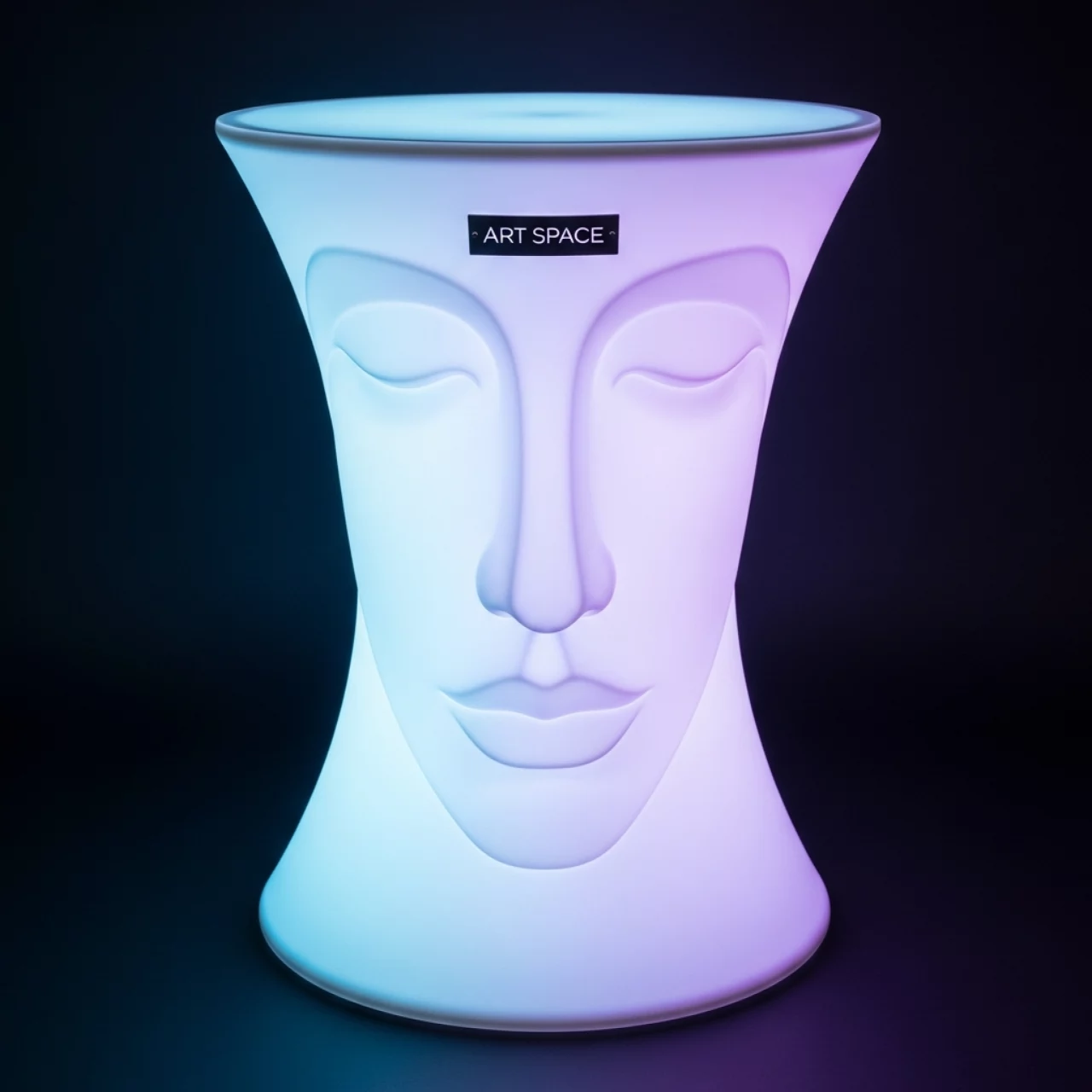 Аренда Столик светодиодный "Лицо" в Imeretinskiy Hotel — ART SPACE