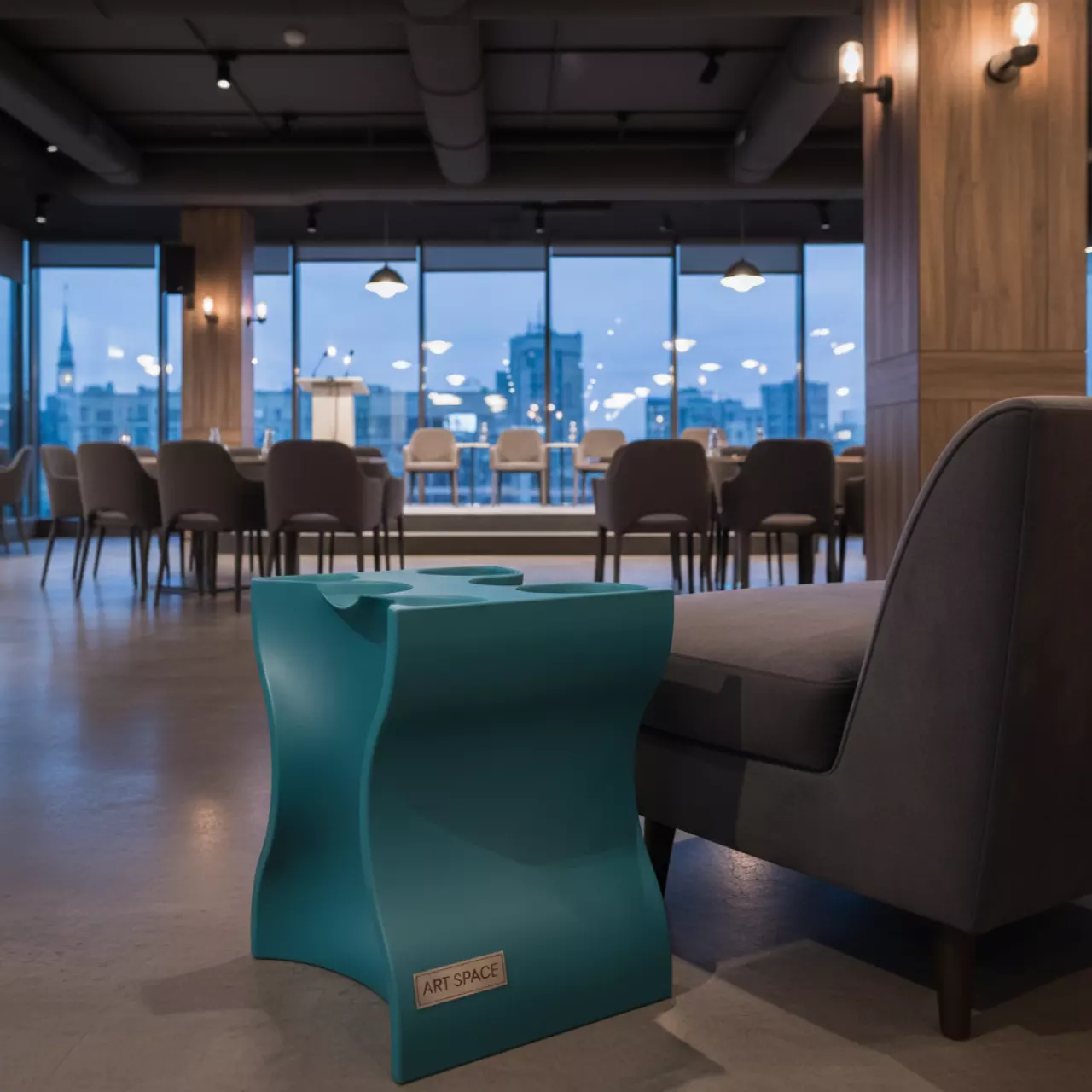 Аренда Столик Wave Side Table пластиковый для шезлонга