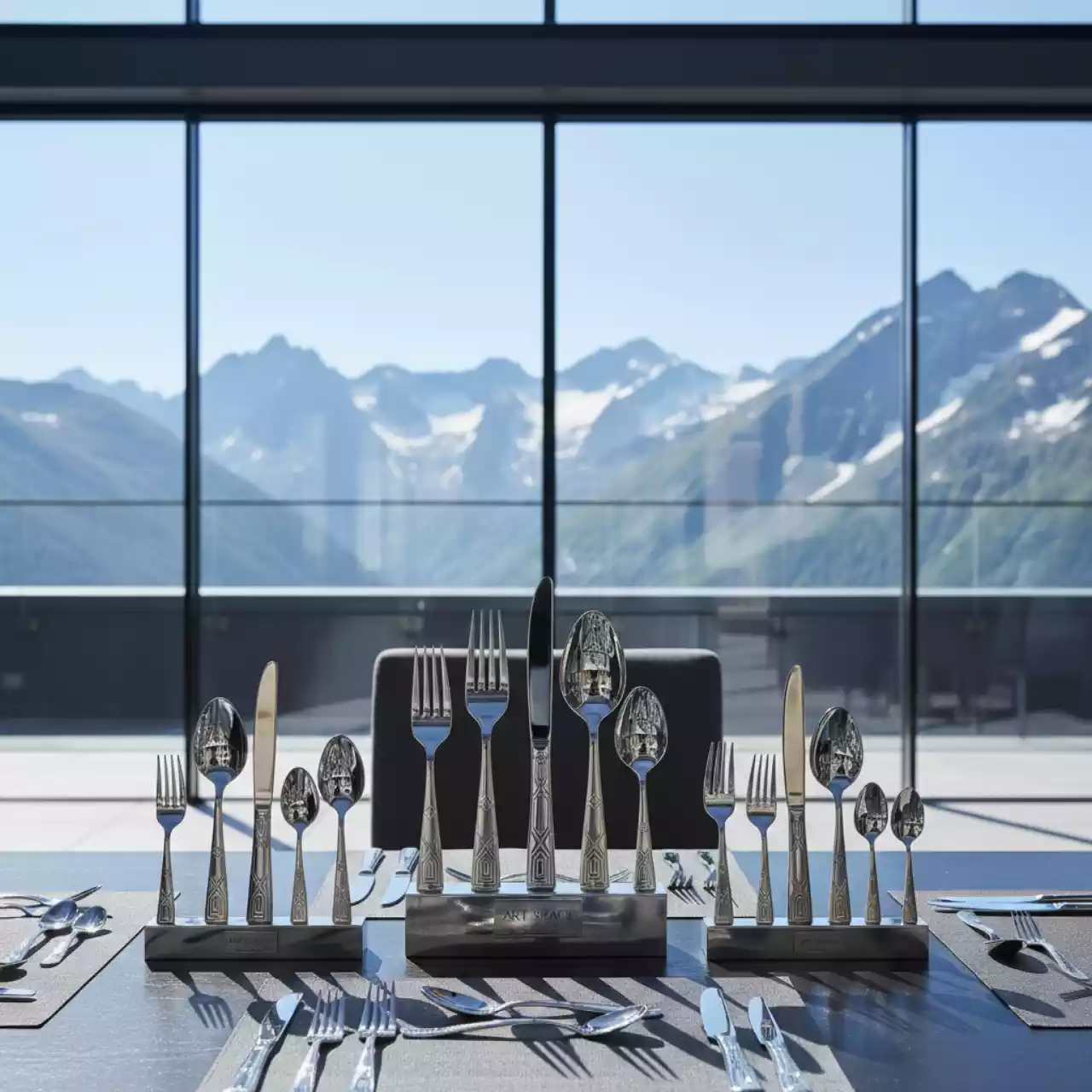 Аренда Столовые приборы Kilim на 6 персон на площадке Rosa Peak (2320м) — ART SPACE