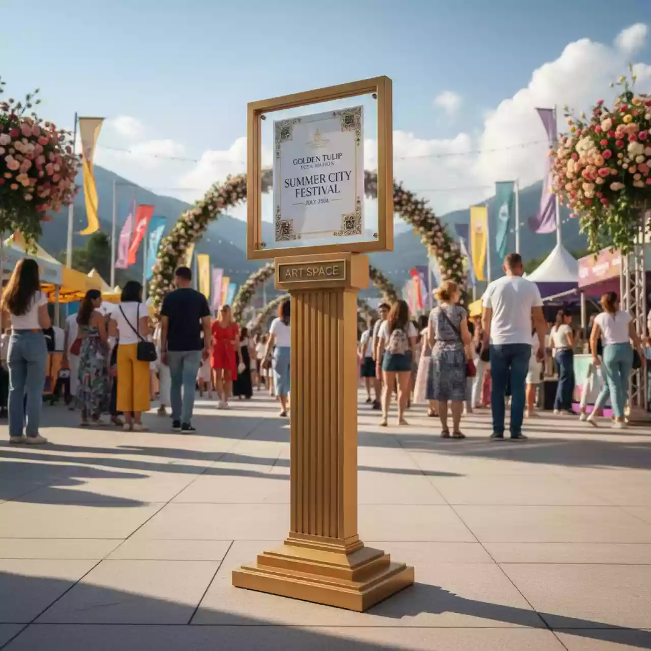 Аренда Стойка указатель A4 в Golden Tulip Rosa Khutor