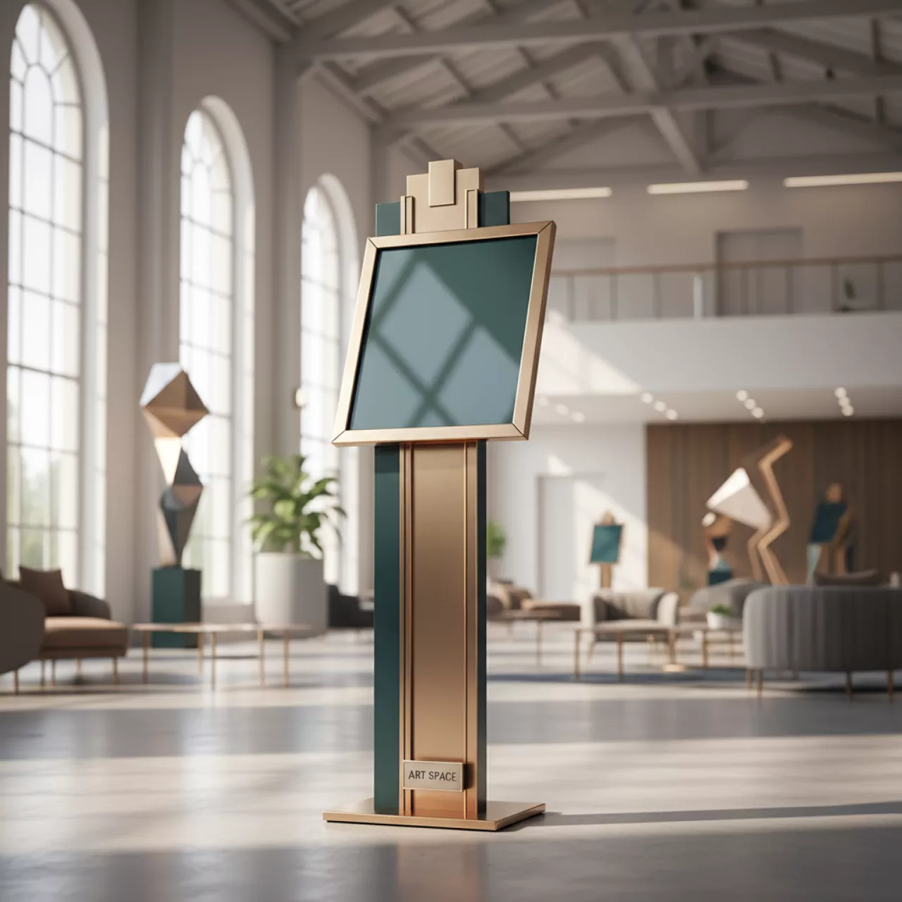 Аренда Стойка указатель информационная А3 05 172 в Керлинговом центре «Ледяной куб» — ART SPACE