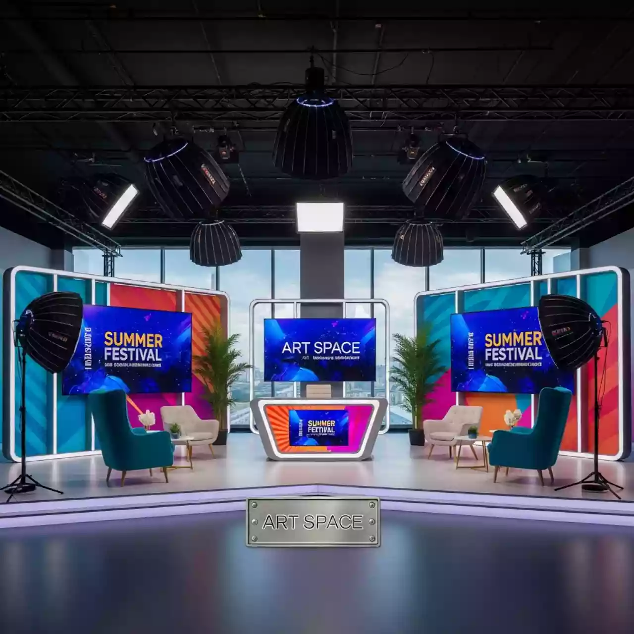 Аренда Студия для онлайн мероприятий в Москве в комплексе Sea Galaxy — ART SPACE