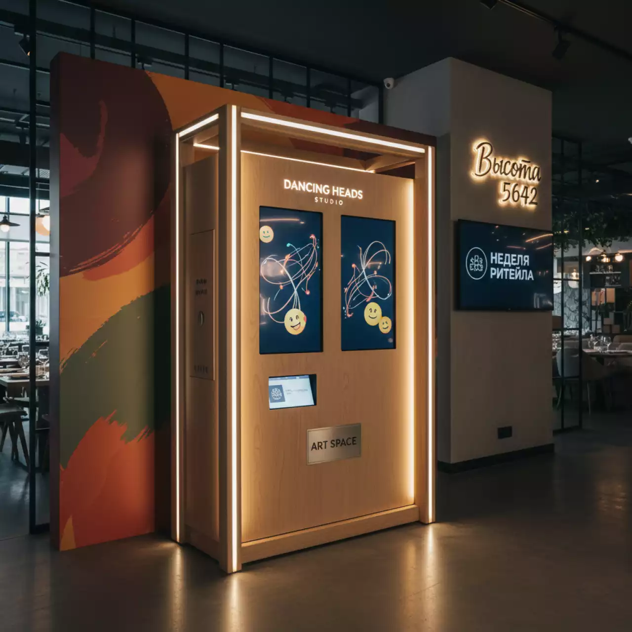 Аренда Студия Танцующие Головы в ресторане «Высота 5642» — ART SPACE
