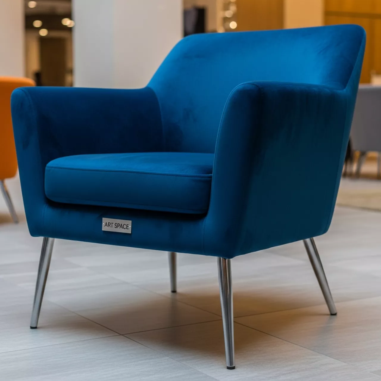 Аренда Стул Аква велюр Velutto Lux ножки металл RAL в Гранд Отель Поляна — ART SPACE