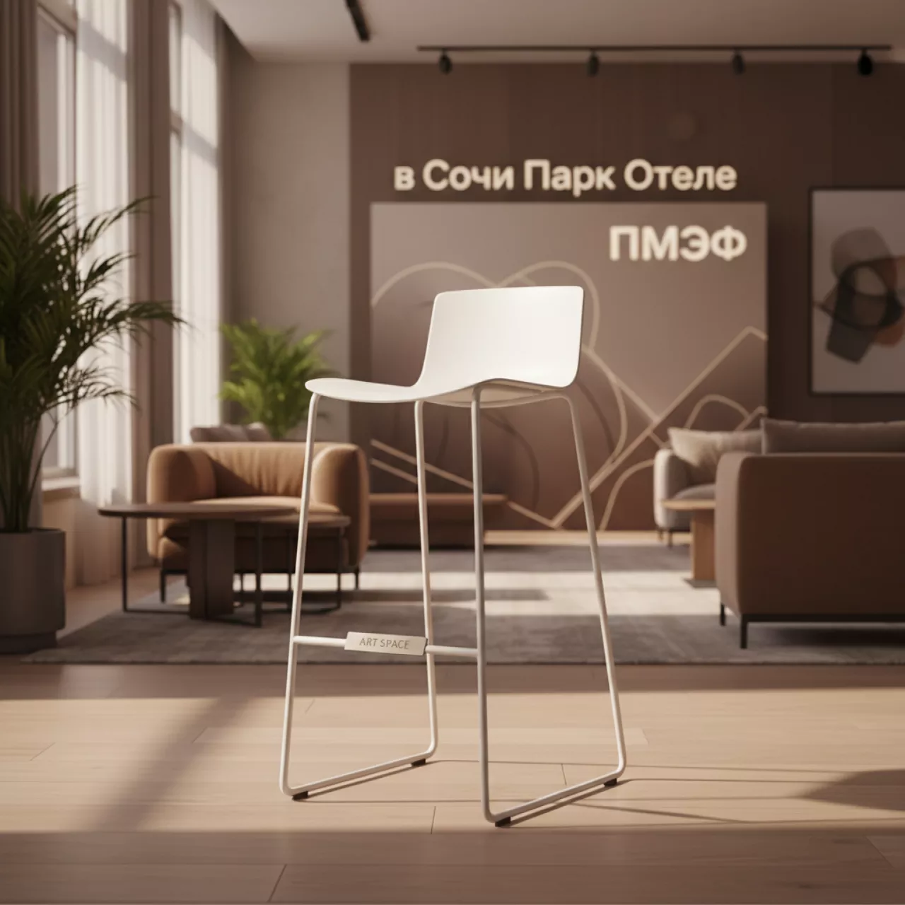 Аренда Стул барный Flow RAL белый