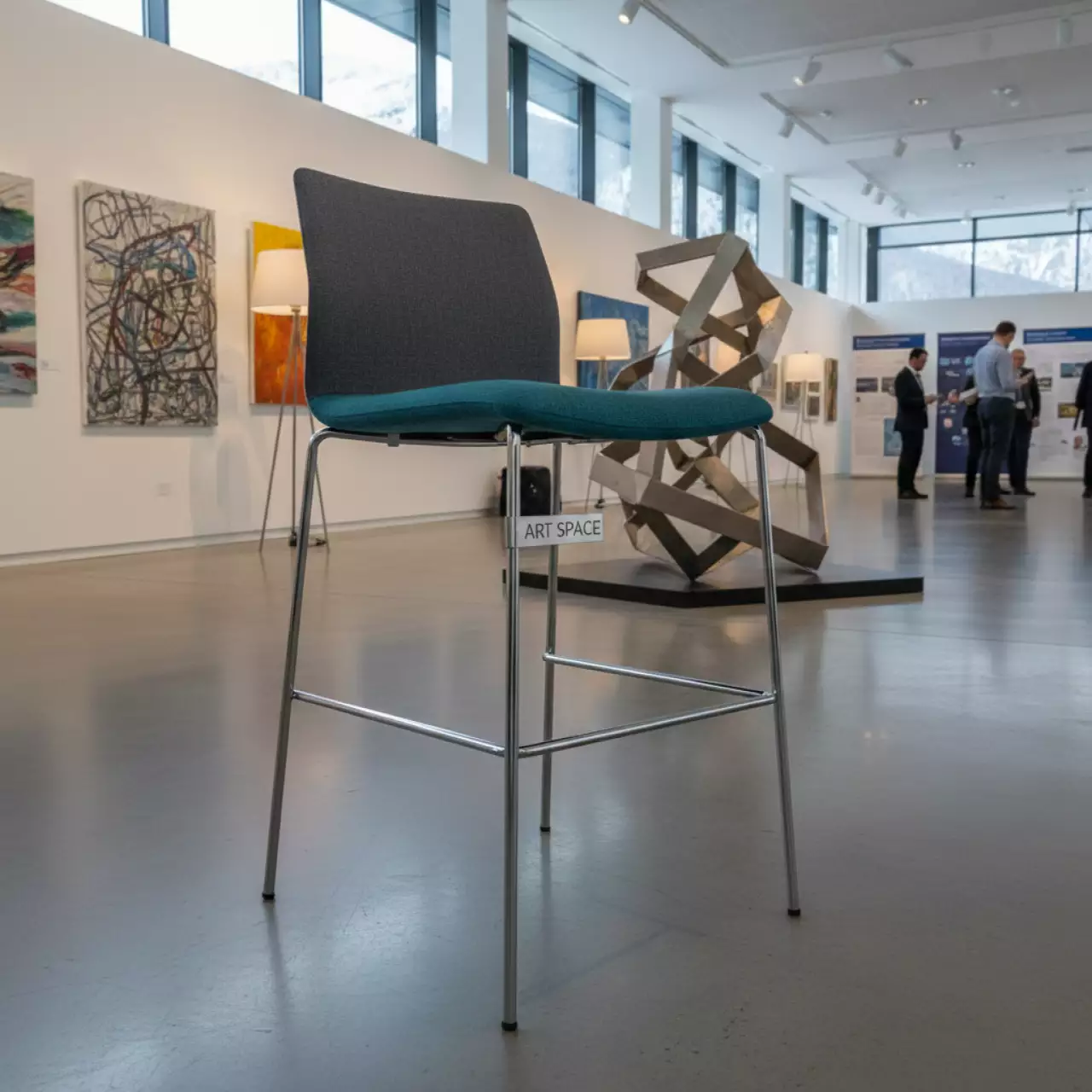 Аренда Стул барный Nuta Light Stool с обивкой в Golden Tulip Rosa Khutor — ART SPACE