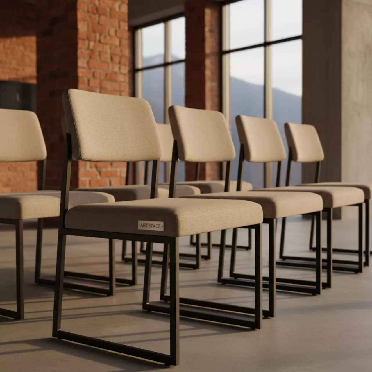 Аренда Стул Quinby бежевый в Rixos Krasnaya Polyana — ART SPACE