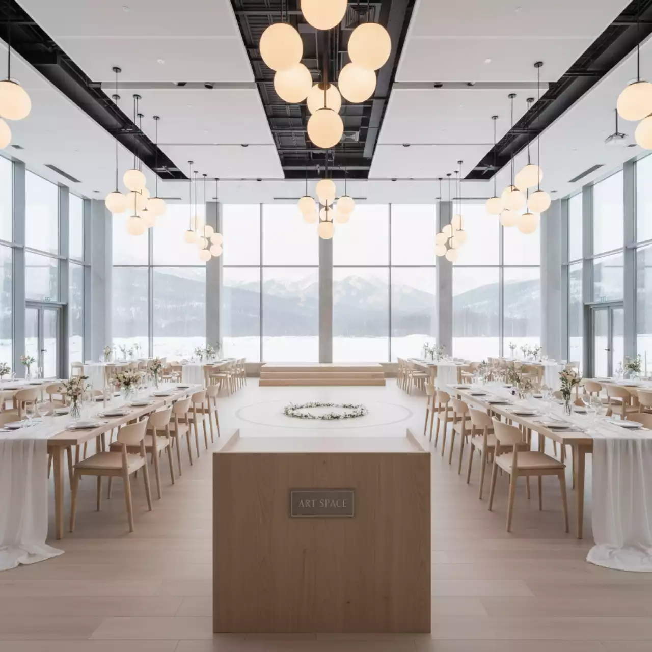 Аренда Свадьба на Осташковском шоссе в ледовой арене «Шайба» — ART SPACE