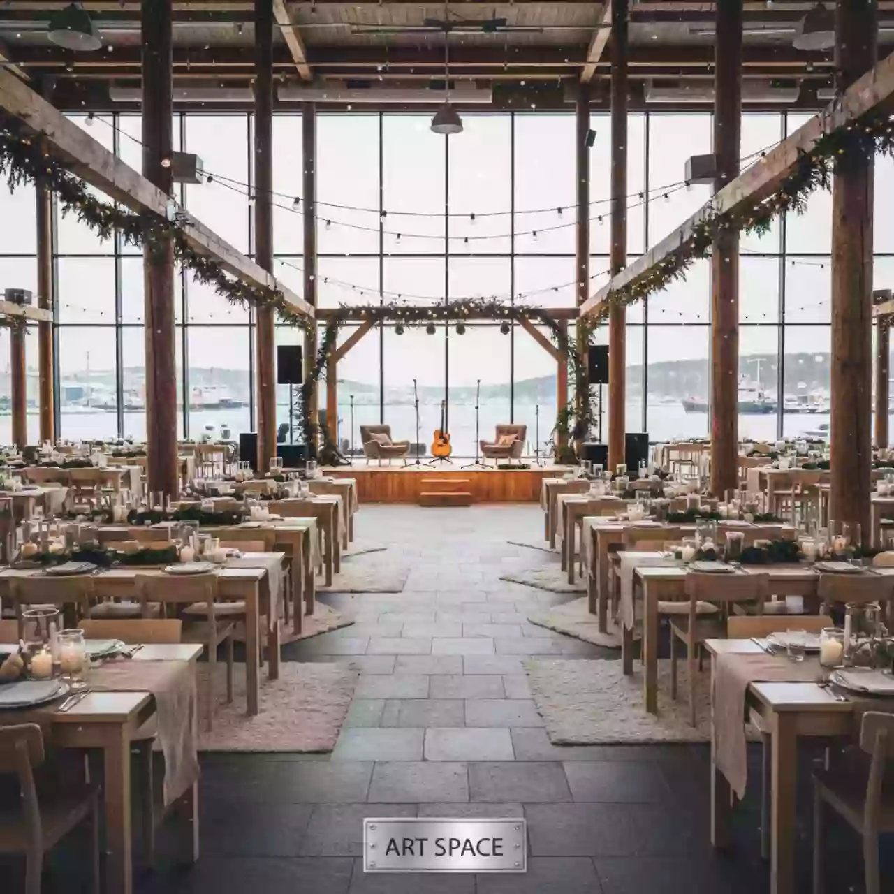 Аренда Свадьба в деревенском стиле рустик в зале «Чайка» (Морпорт) — ART SPACE