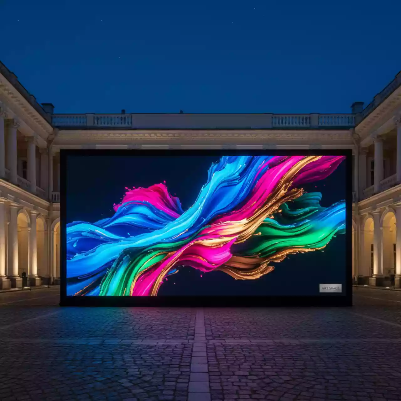 Аренда Светодиодный экран P3.9 3,5х2 м в усадьбе Голицына — ART SPACE