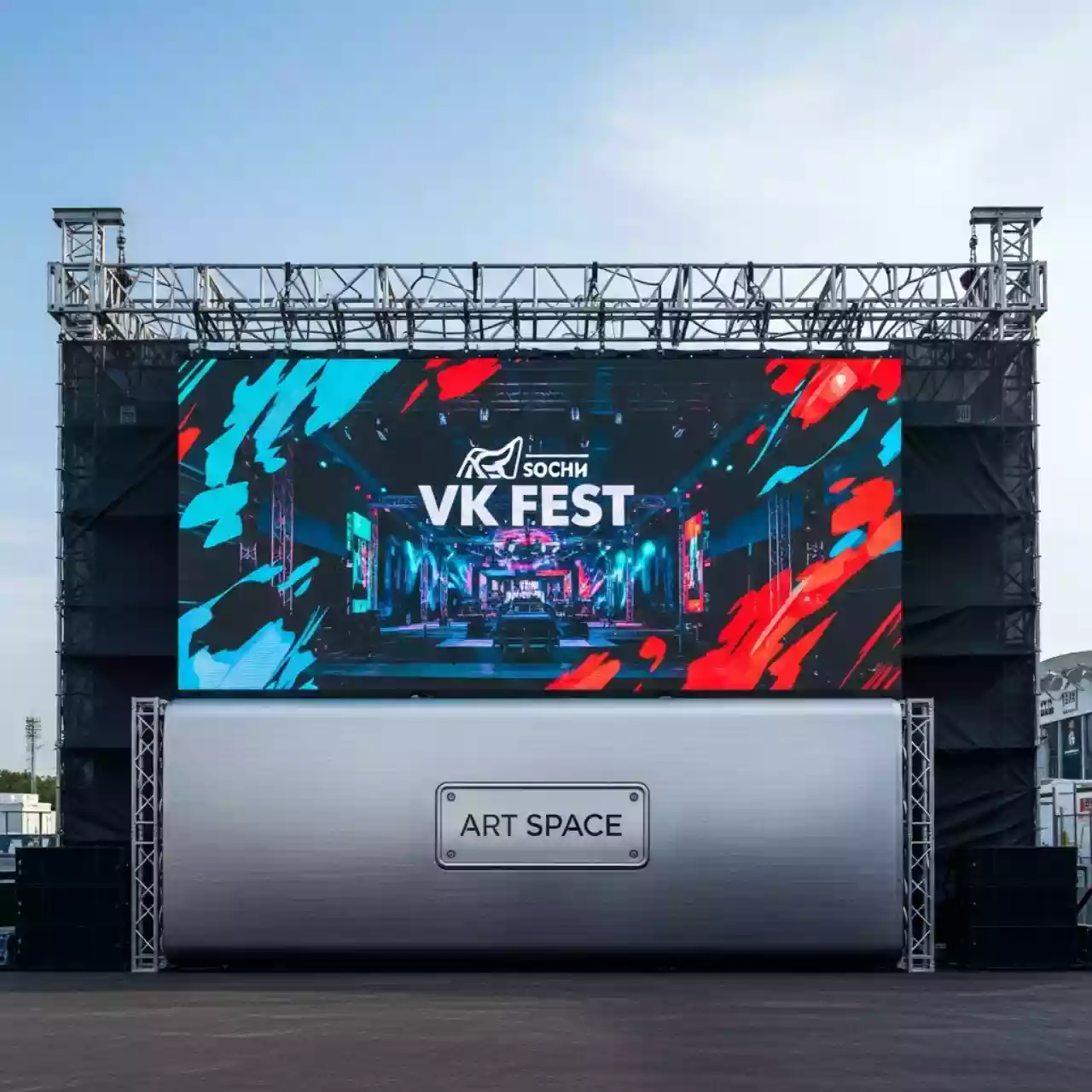 Аренда Светодиодный экран серии M plus 6х3,5 на Сочи Автодроме — ART SPACE