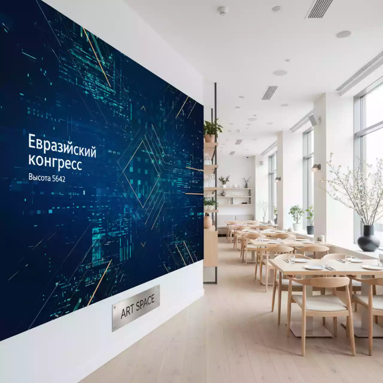 Аренда Светодиодный экран серии M Plus 6х4 м в ресторане «Высота 5642» — ART SPACE