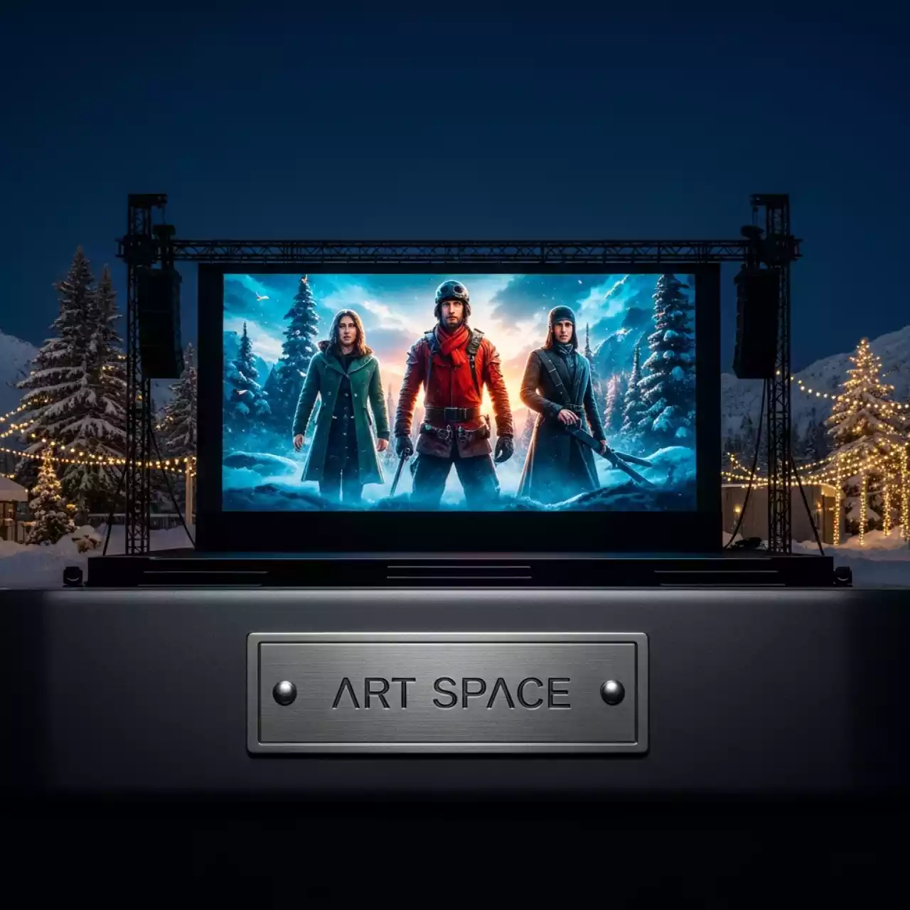 Аренда Светодиодный экран Unilumin Upanel на площадке Rosa Peak (2320м) — ART SPACE