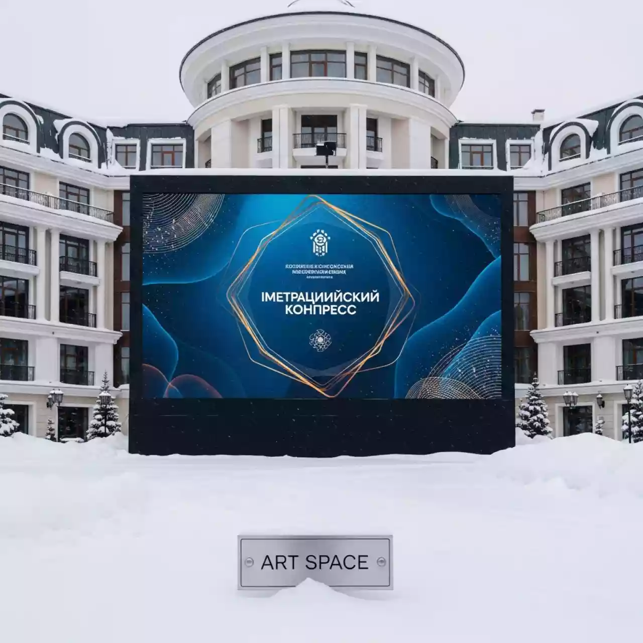 Аренда Светодиодный LED экран уличный в Golden Tulip Rosa Khutor — ART SPACE