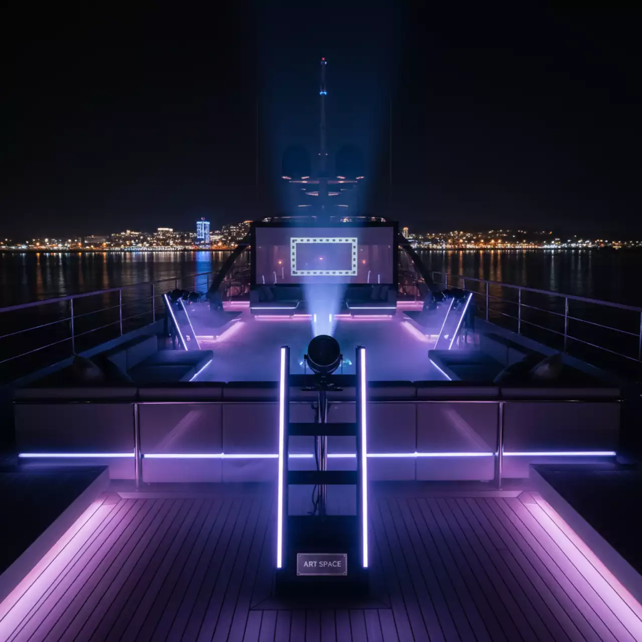 Аренда Световое оборудование для шоу Имеретинский порт — ART SPACE